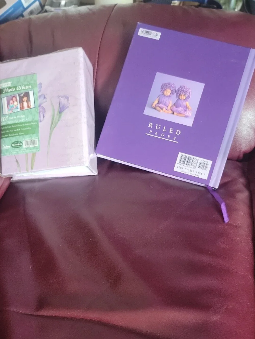 Anne Geddes 'Down in the Garden' Purple Baby Journal W/ P floral 4x6 Album